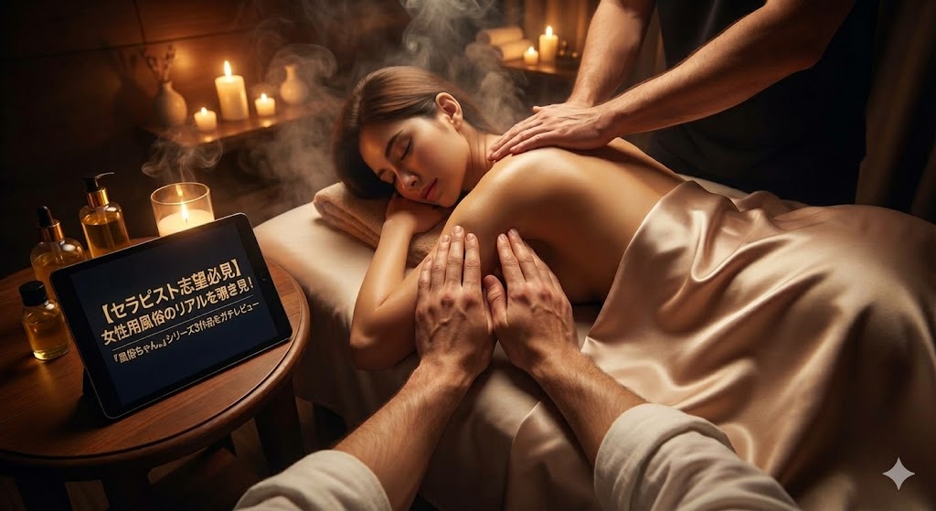 【セラピスト志望必見】女性用風俗のリアルを覗き見！『風俗ちゃん。』シリーズ3作品をガチレビュー